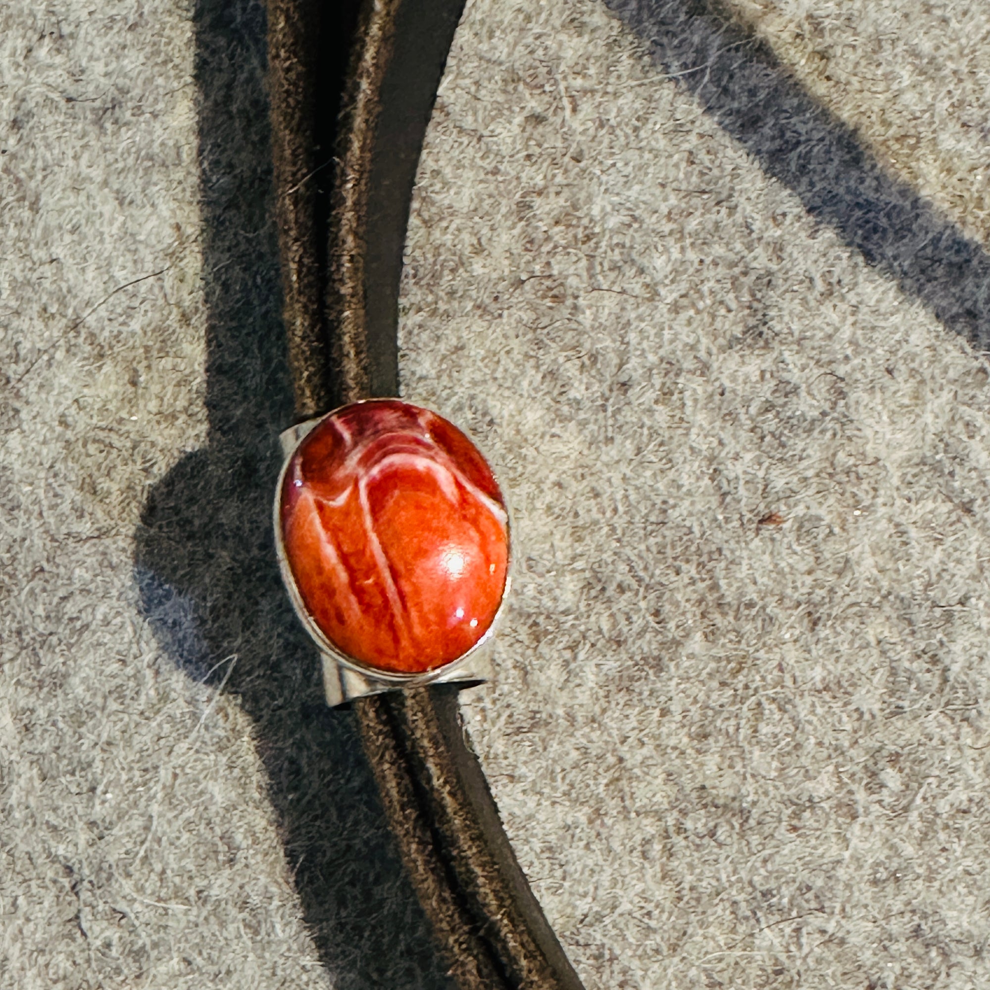 Bolo Necklace Spiney Oyster shell