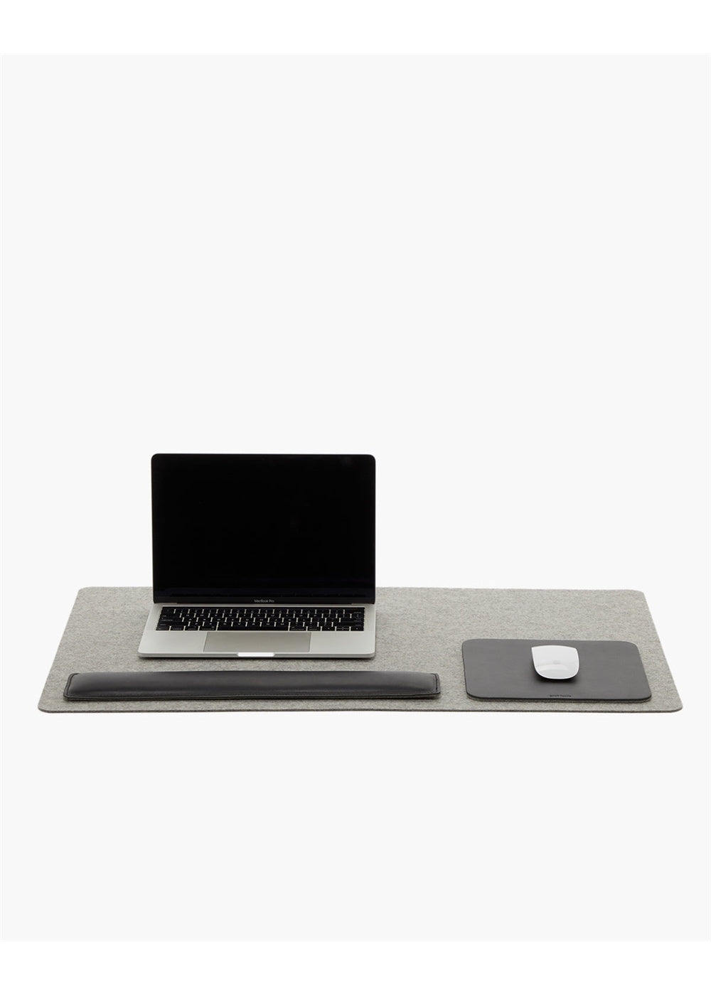 Mosen Large Felt Desk Pad - GRANITE