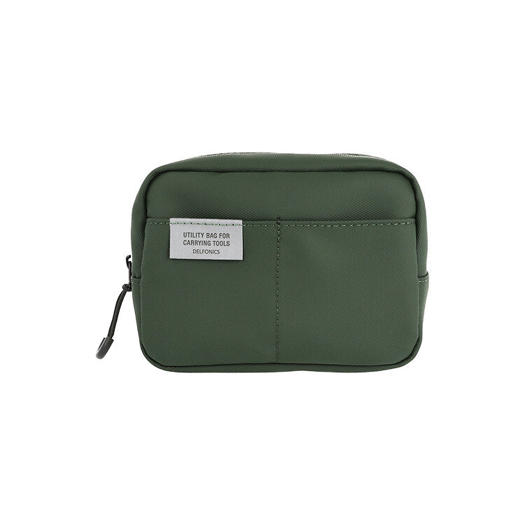 Delfonics Water-Repellent Utility Pouch - Dark Green