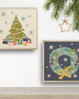 Cozy Holidays Paint by Number Kit + Travel Easel