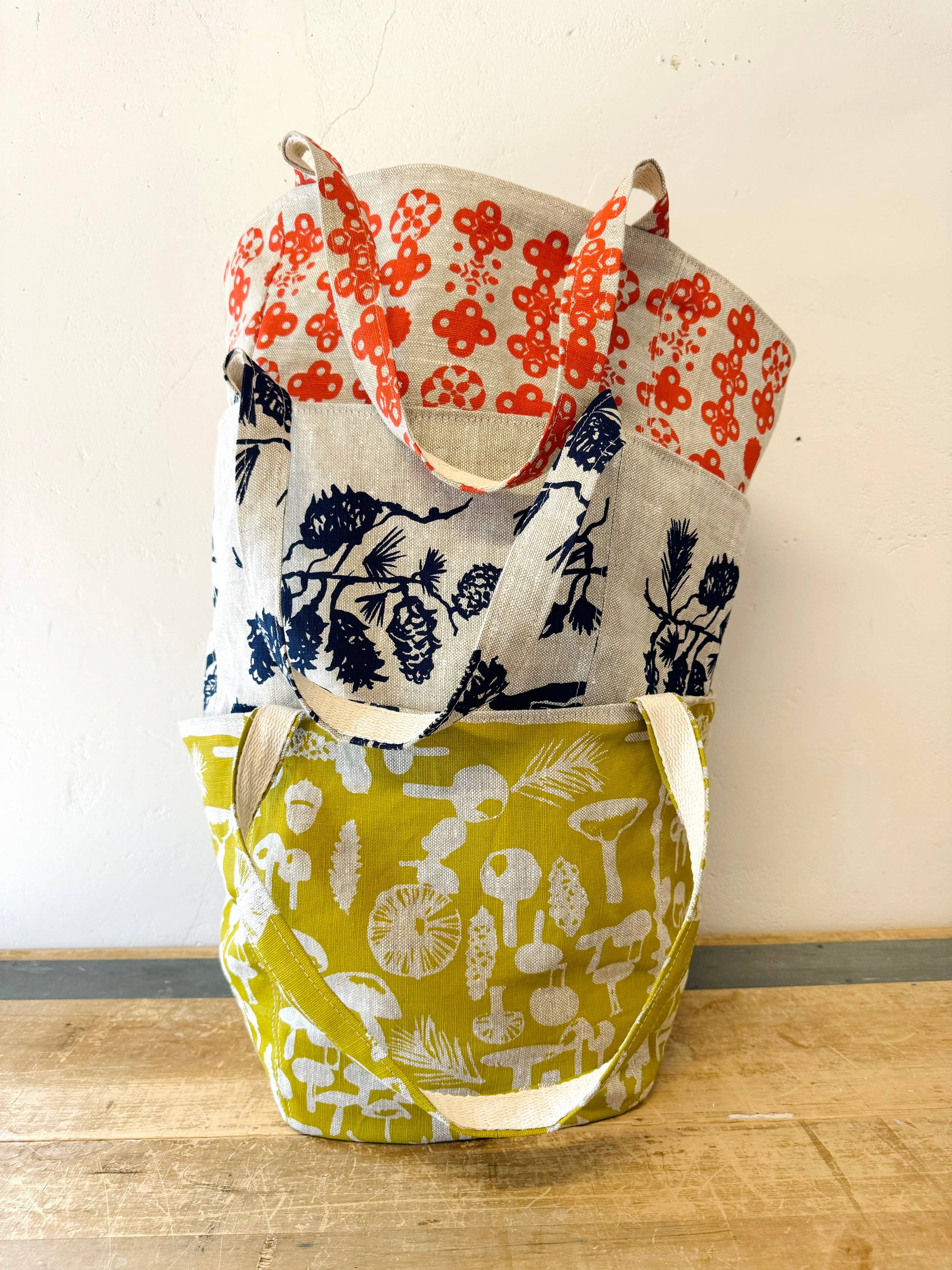Boho Tote Bag : MUSHROOM