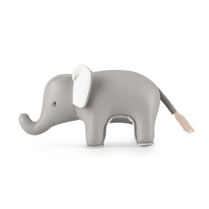 Elephant Bookend Grey