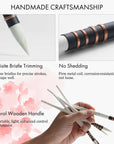 ARTIFY Professional Goat Hair Watercolor Brushes