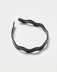 Wavy Headband in Black