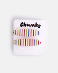Allie Clips in Oval Vanilla Stripe
