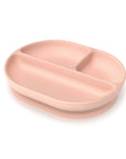 Silicone Divided Suction Plate - Blush