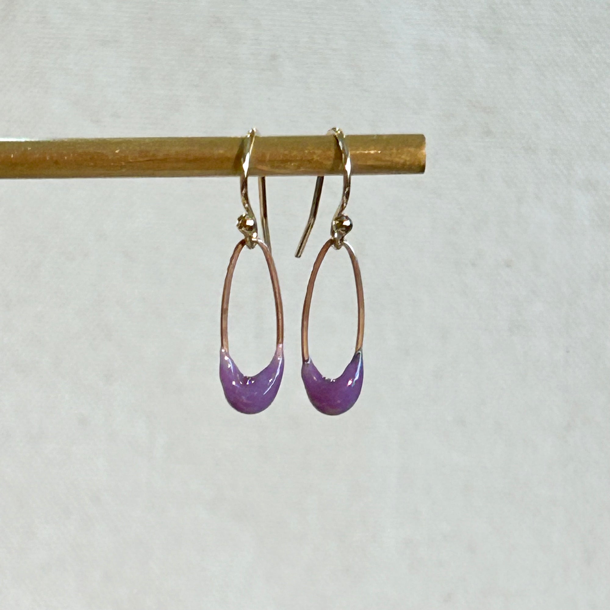 Dip Woven Earrings LILAC