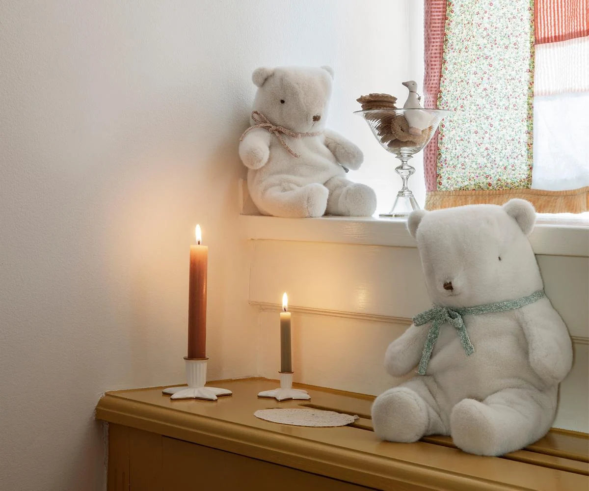 Teddy bear plush, Medium - White