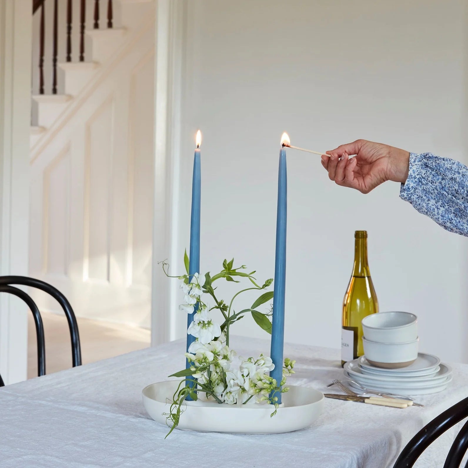 Ceramic Frog Bowl &amp; Taper Holder