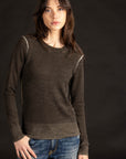 Reversible Printed Crew - Black Olive