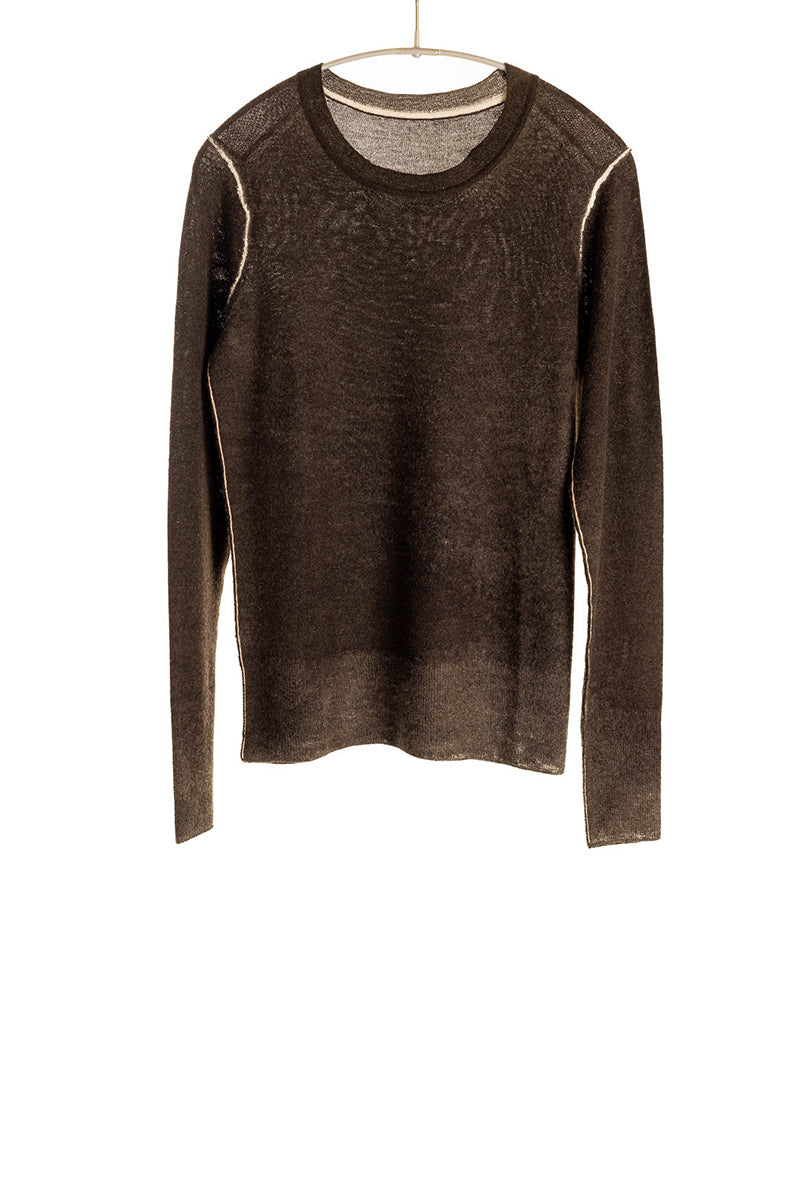 Reversible Printed Crew - Black Olive