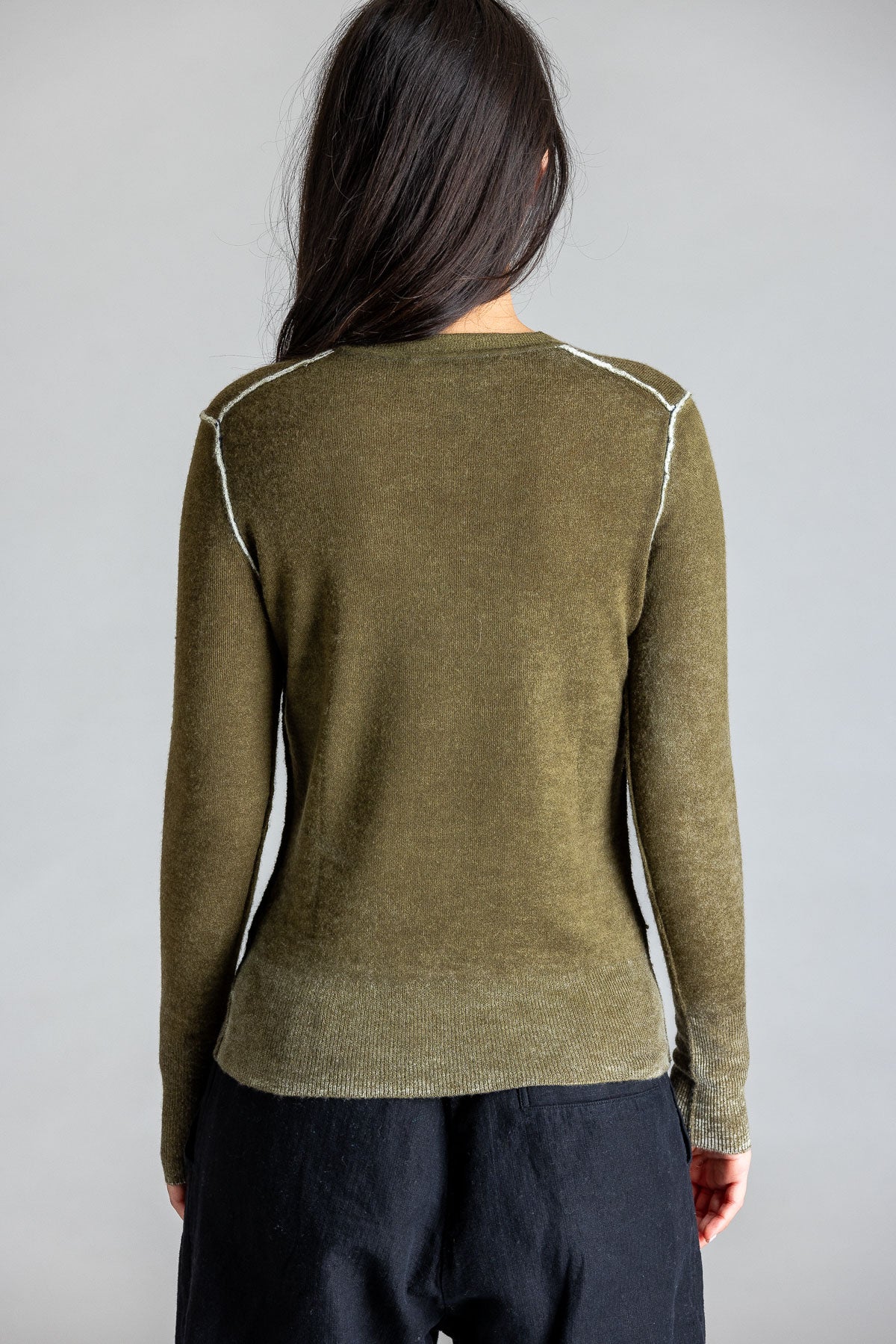 Printed Crew OLIVE