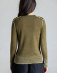 Printed Crew OLIVE