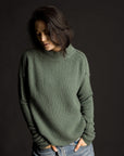 Cashmere Shaker Pullover - Neon