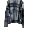 Painted Plaid Crew INDIGO