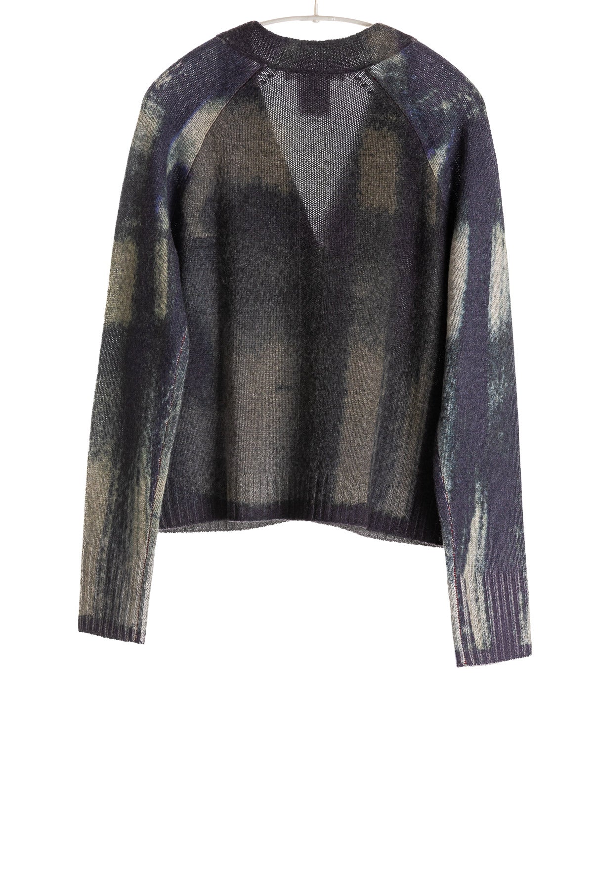 Painted Plaid Cardigan THUNDER