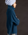 Funnel Shaker Pullover - Ocean Teal