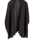 Collared Wrap - Black - O/S