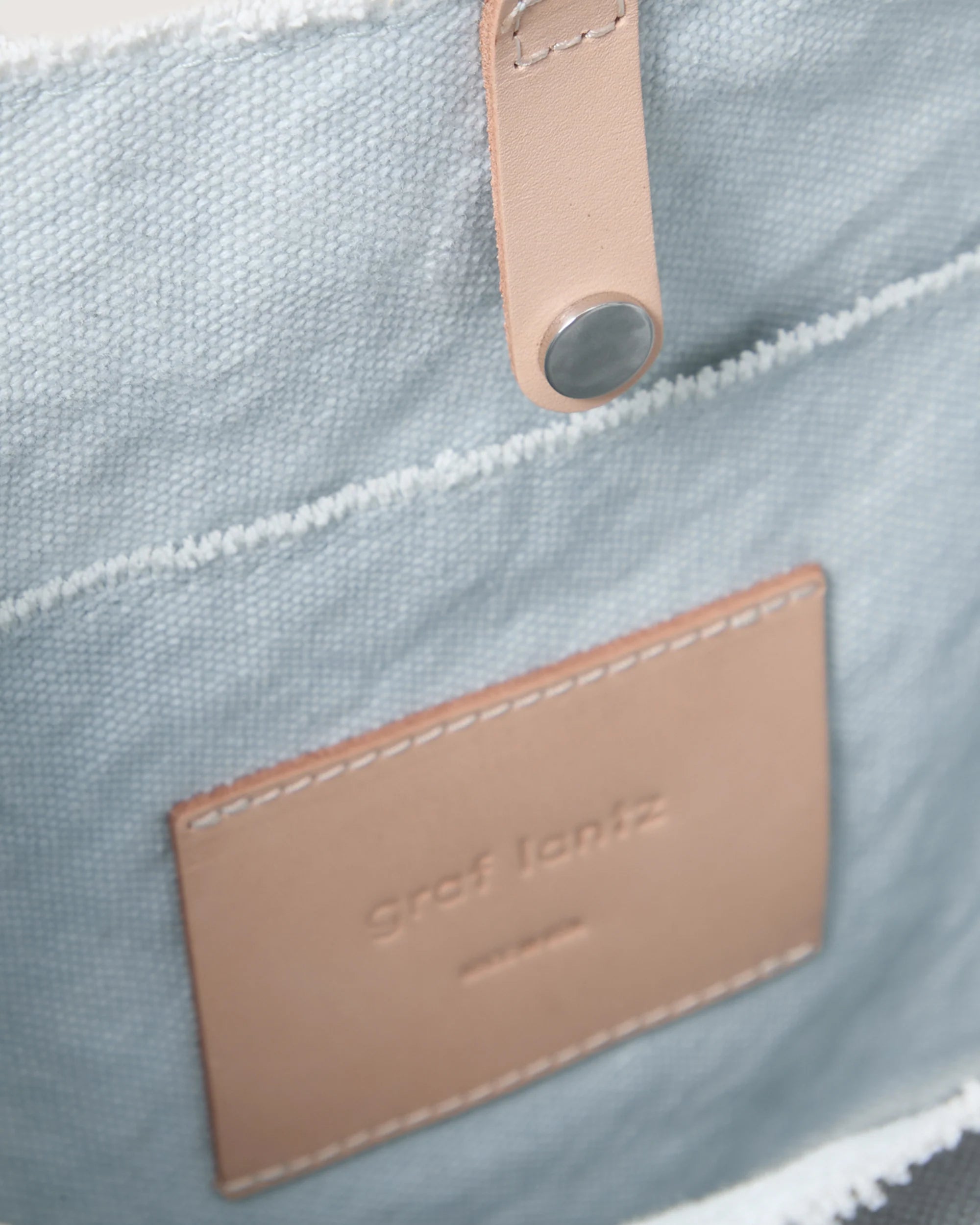 Hana Canvas Tote - Mist Vachetta