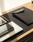 Mosen Large Felt Desk Pad - CHARCOAL