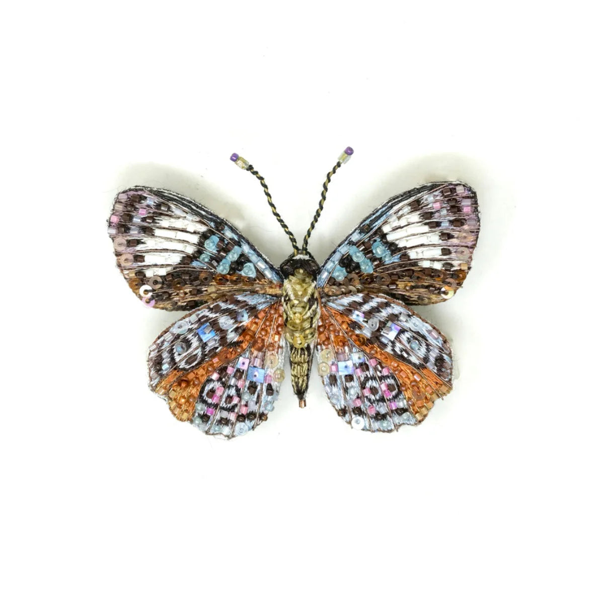 Gloriuous Purplewing Butterfly Brooch