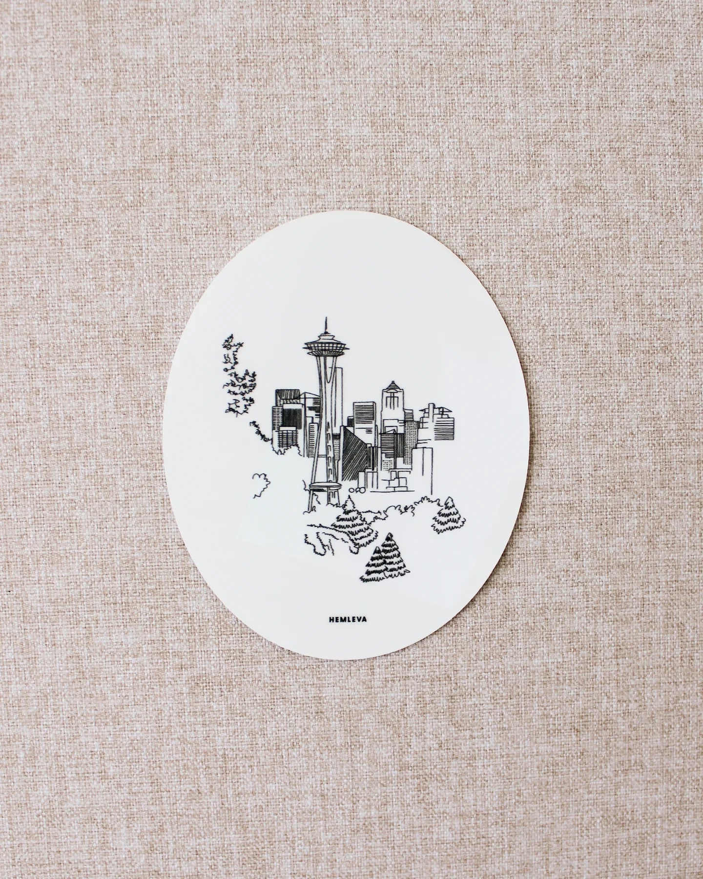 Seattle Suncatcher • Card Insert Sized