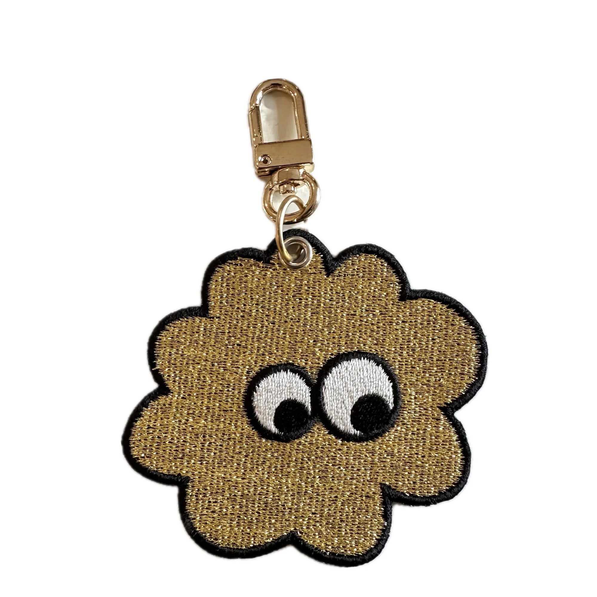 Gold Cloud Keychain