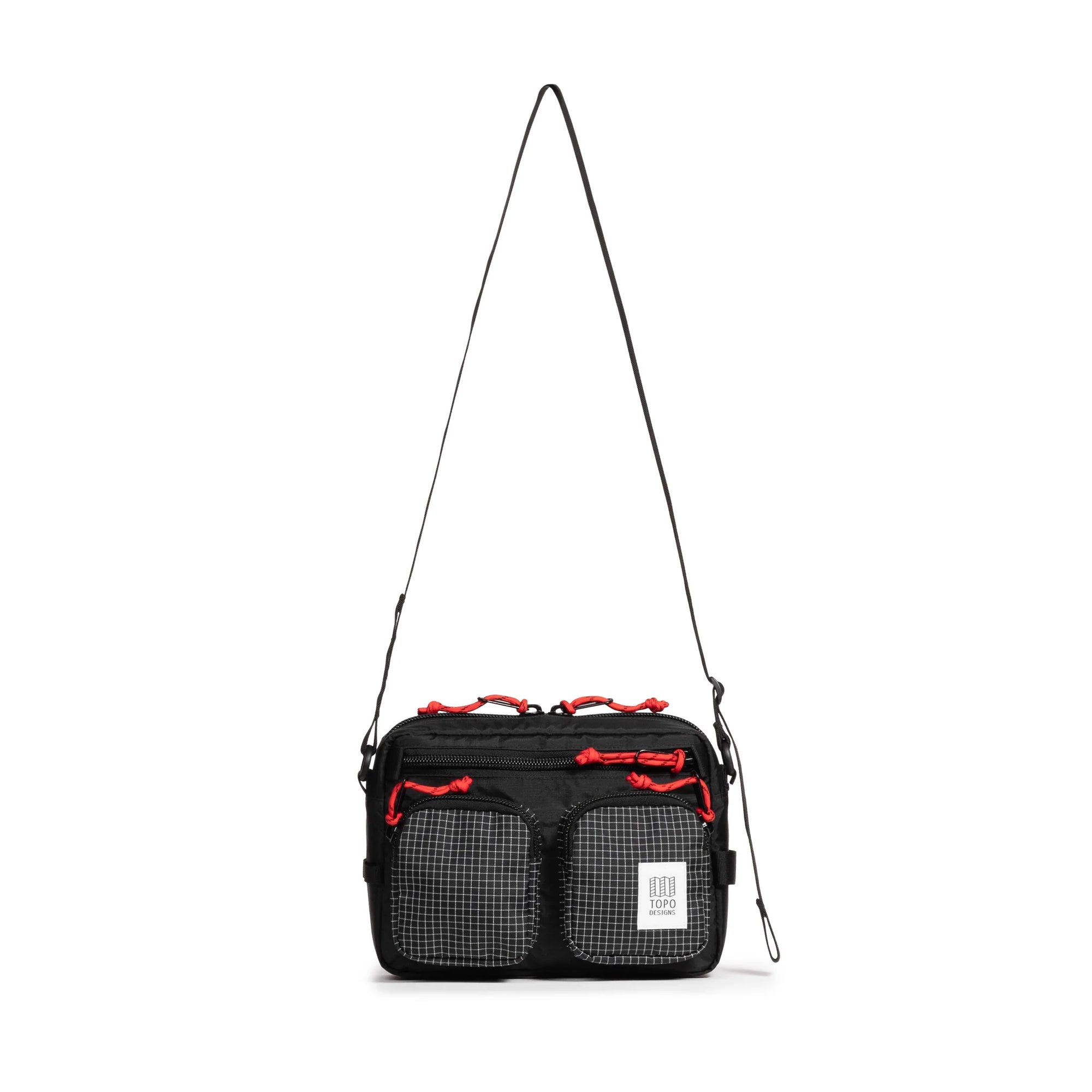 Block Bag - Black/Grid