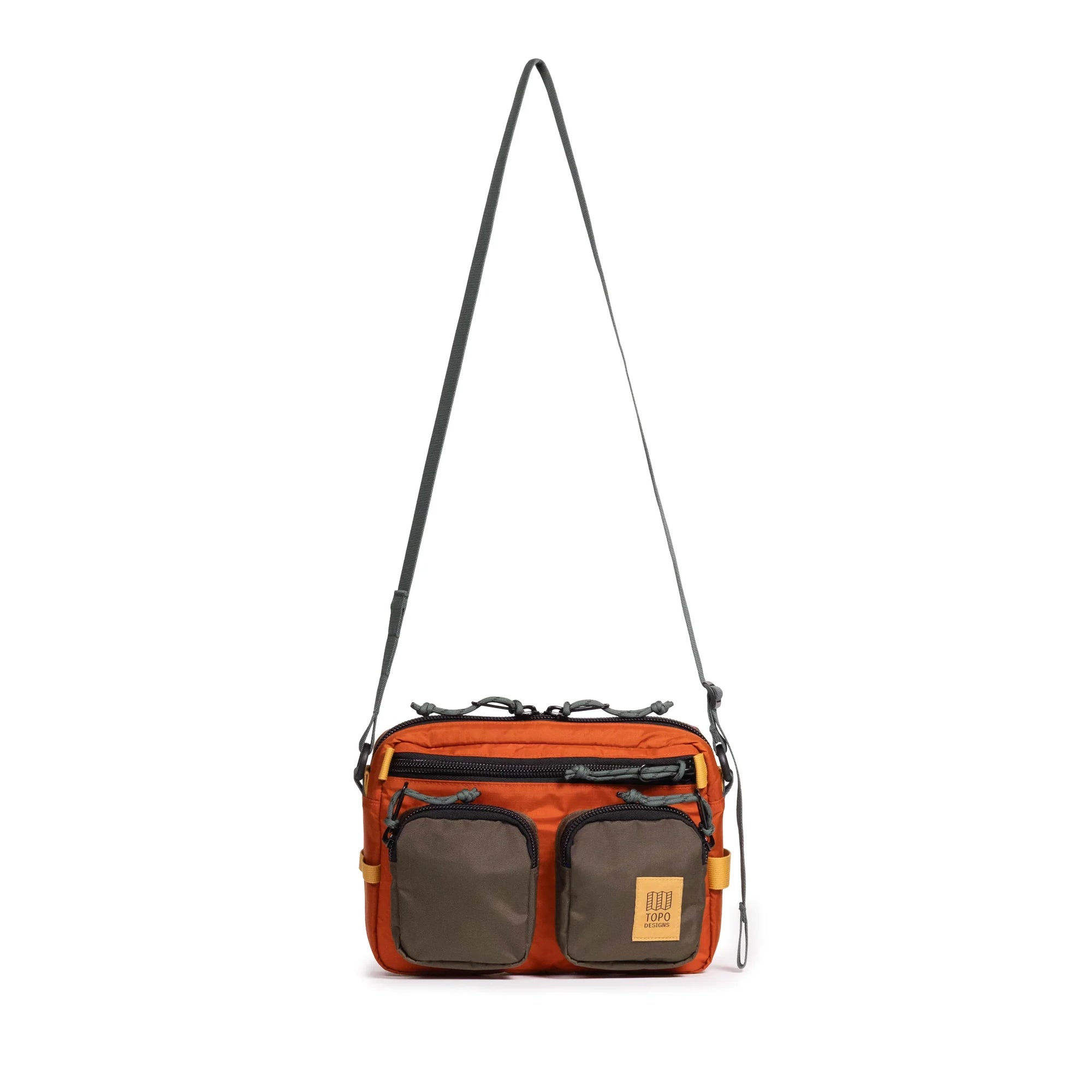 Block Bag -Woodland/Terracotta