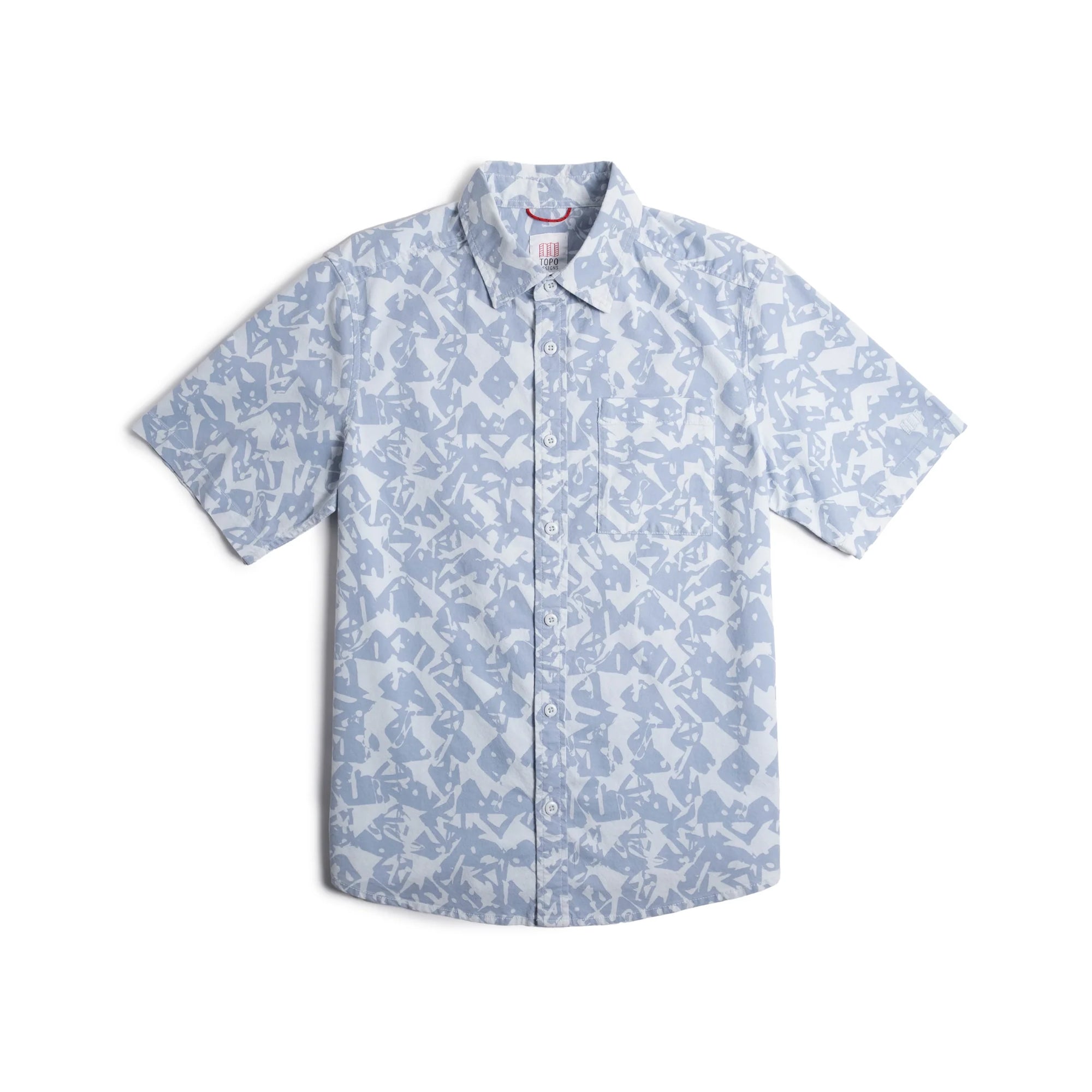 Desert Shirt - Breeze Blue Geo