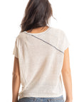S451LN Linen - Seamed Popover CHALK
