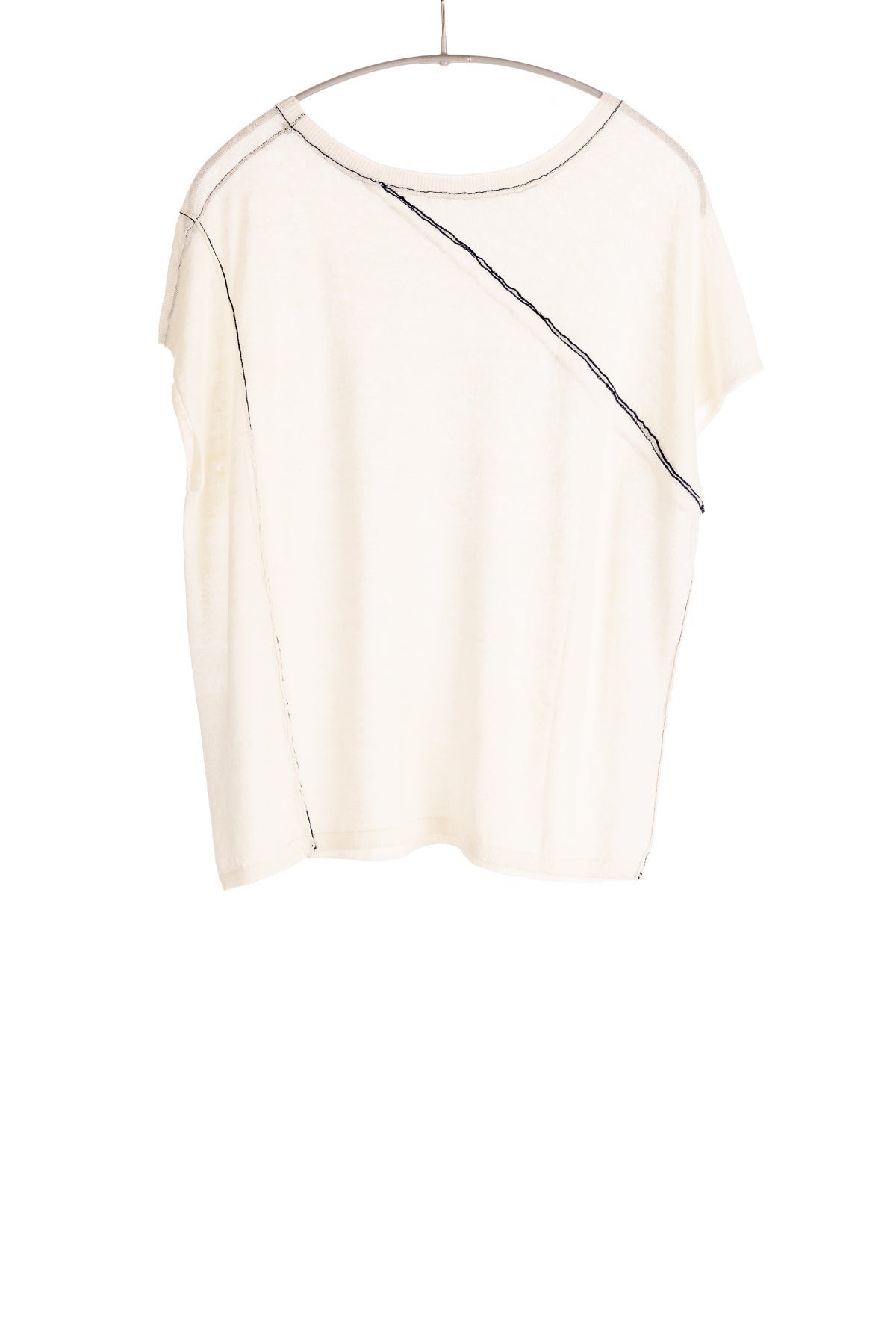 S451LN Linen - Seamed Popover CHALK