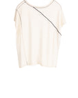 S451LN Linen - Seamed Popover CHALK