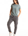 S451LN Linen - Seamed Popover HERB