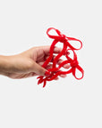 Bow Hairpin in Large Cherry