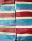 RECYCLED PLASTIC STRIPE BAG - Square