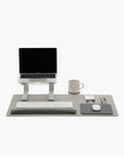 Mosen Large Felt Desk Pad - GRANITE