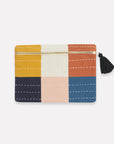 Checkered Pouch Clutch