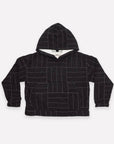 Crosshatch Quilted Hoodie