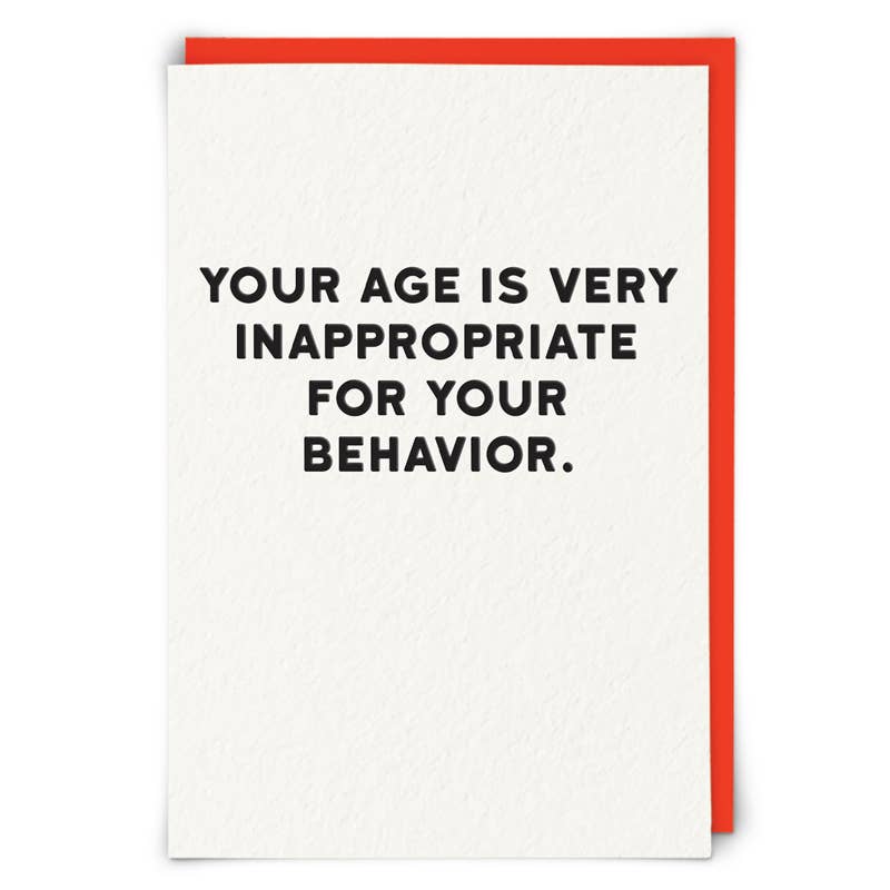 Behavior Greeting Card