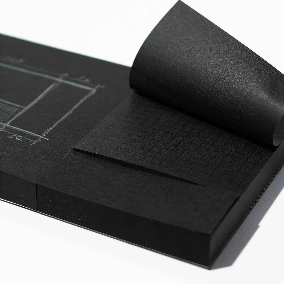 CDT Black Adhesive Memo Pad S