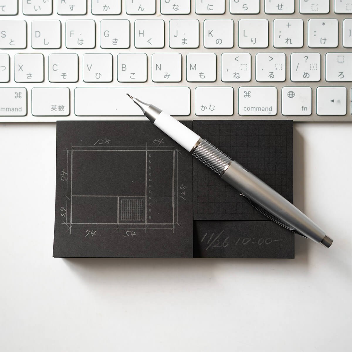CDT Black Adhesive Memo Pad S