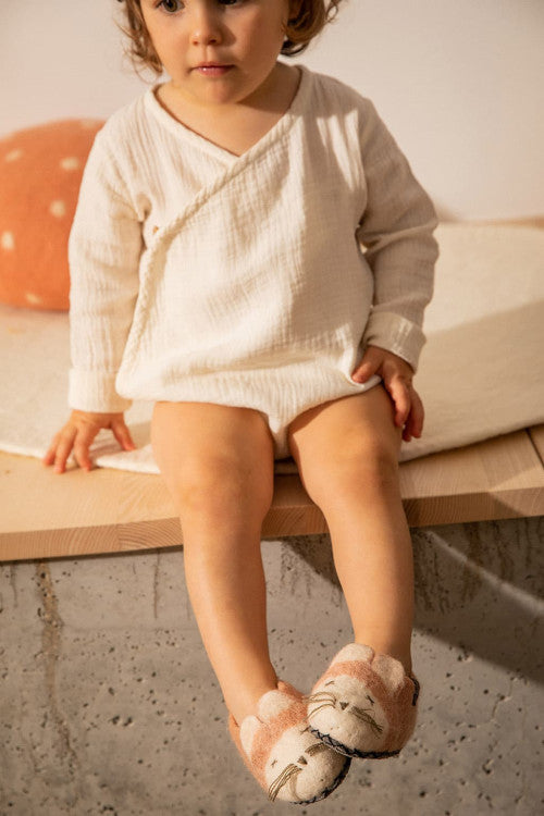 Mouse Slippers - Nude