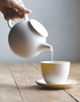 Pebble Tea Pot - White