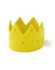 Felt Crown with Cotton Ribbon - Lemon