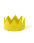 Felt Crown with Cotton Ribbon - Lemon