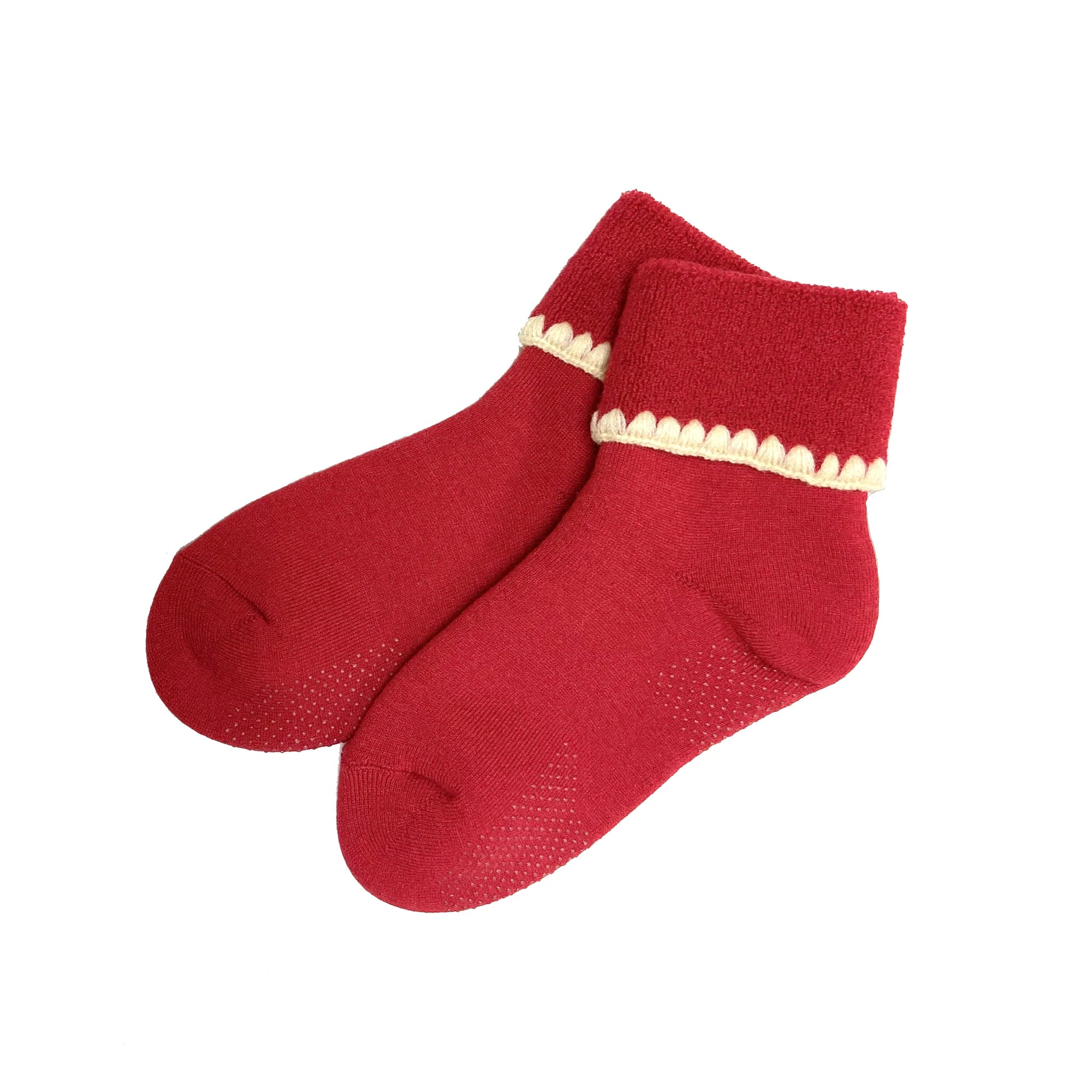 Hamaguri Wool Crew Socks - M