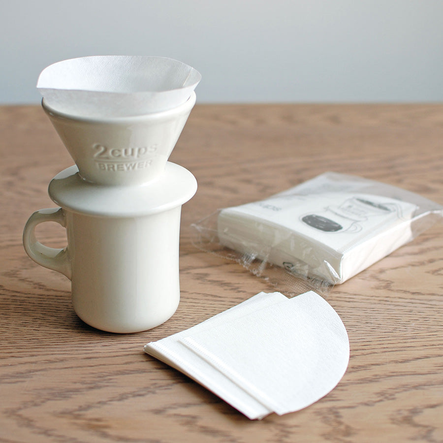 Slow Coffee Style - Cotton paper filter 2cups (Set of 60)