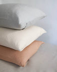 Square Washed Linen Pillow - Sand