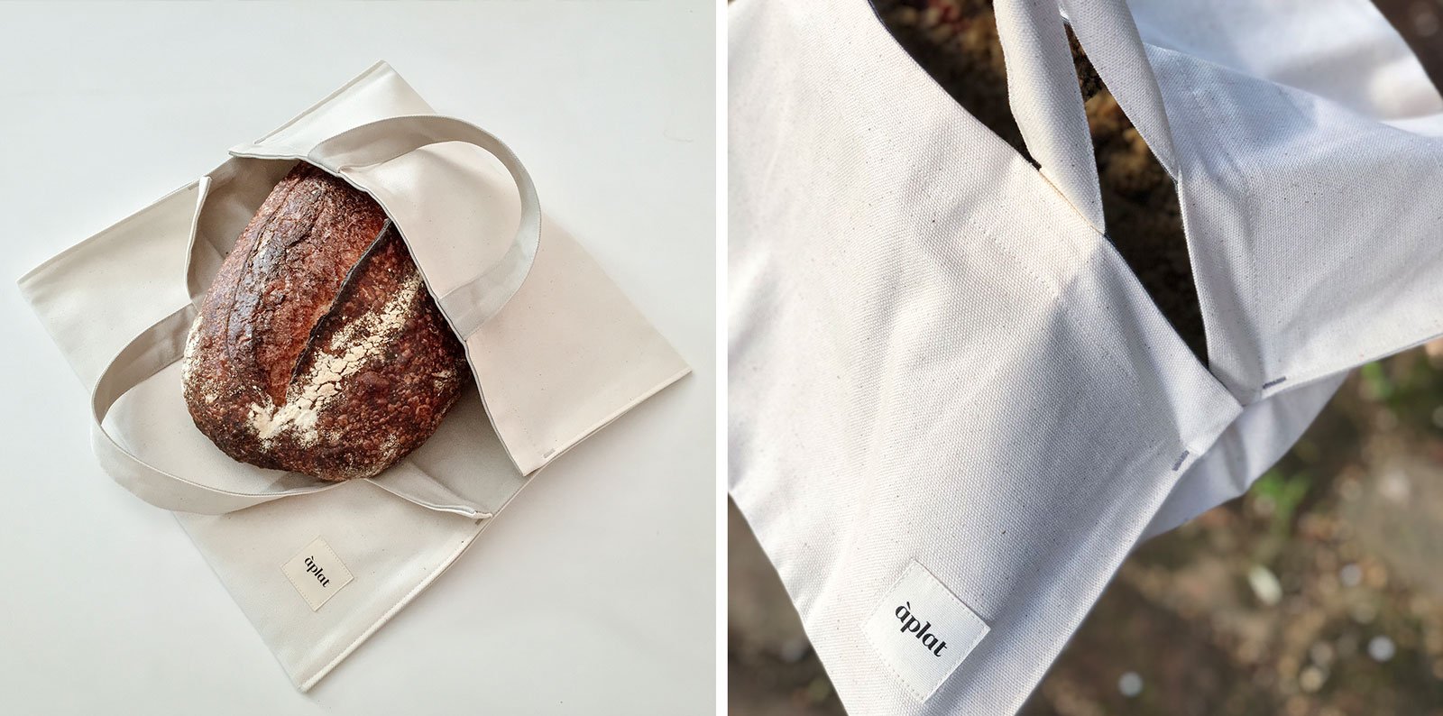 Aplat SQUARE Culinary Tote : Stone